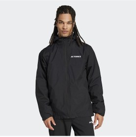Resim Adidas Terrex Multi Essentials 2ın1 Erkek Siyah Outdoor Ceket Jm8697 Siyah 
