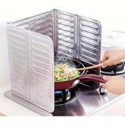 Resim eminonundenal Kamp Rüzgar Kesici Ocak Çevresi Patates Yağ Sıçrama Koruyucu Alüminyum Paravan 