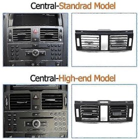 Resim Mercedes W204 C Sınıfı 2007-2011 Klima Havalandırma Izgarası Ac Havalandırma Klipsi 2 Adet. 