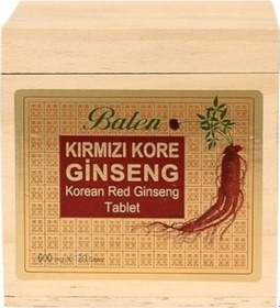 Resim Kırmızı Kore Ginsengi Ekstraktı 600 MG 120 Tablet 