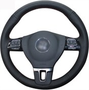 Resim Volkswagen Passat B7-Jetta-Golf 6-T5 Dikişli Direksiyon Kılıfı 