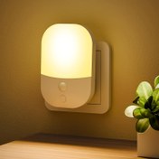 Resim Yatak odası, koridor, merdivenler, masa altı için 5 seviyeli parlaklık ayarlanabilir LED Mini Gece Lambası - Enerji verimli, ayarlanabilir, pil gerektirmez, 220-240V, Avrupa standart fişi, iç mekan kullanımı, akrilik lamba kılıfı, modern duvar lambası | Şık duvar lambası | Ayarlanabilir parlaklık 