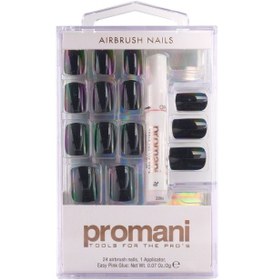 Resim Promani Siyah Takma Tırnak Kiti Pr-5002 