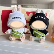 Resim Yeni Bebek Kıyafeti Seti, 16.99 cm Mini Bebekler için Uygun, Şık ve Sevimli Kıyafetler DIY Bebek Aksesuarları Eğlenceli Oyuncak, Benzersiz Hediye 