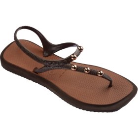 Resim Havaianas Kahve Kadın Plaj Terliği Flash Fusıon 