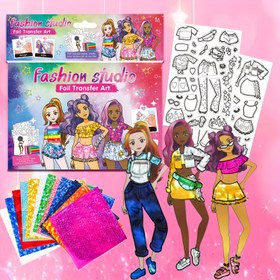 Resim Yaratıcı Karikatür DIY Oyuncaklar Transfer Kağıdı ve Levhalar ile, Moda Stüdyo Eğlence Kiti ile Boş Alan Seyahat Malzeme Seti, Folyo Transfer Sanat Etkinliği, Doğum Günü, Noel için Hediye 