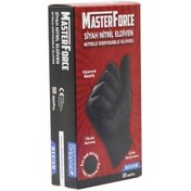 Resim MasterForce GRASPER M.FORCE SİYAH NİTRİL ELDİVEN L-XL 