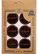 Resim YAMAHA YZF R25 Koruma Takozu Damla Etiket Sticker Ø39 mm SİYAH-KI 