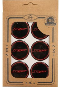 Resim YAMAHA YZF R25 Koruma Takozu Damla Etiket Sticker Ø39 mm SİYAH-KI 