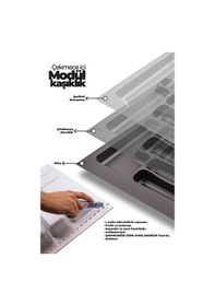 Resim 42/49 Cm Cekmece Içi Kepçelik Grı 38/40 Cm Kadar Kesılebıır 