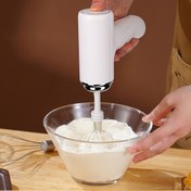 Resim 1 Adet El Tipi Elektrikli Çırpıcı ve Mikser - USB, Kablosuz, Taşınabilir, Hafif, Kekler ve Muffinler için Kolay Kullanım - Ev Pastacılıkları ve Profesyoneller İçin İdeal 