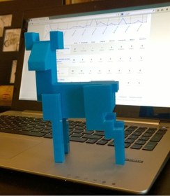 Resim Opencart Geyik Heykeli Sadece Plastik Aparattır 