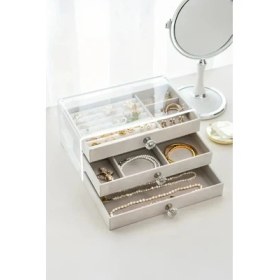 Resim Aspartam Üç Katlı Takı Organizeri 