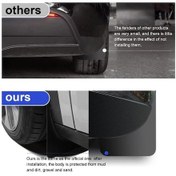 Resim Xuweiwei Tesla Model Y 2020 2025 4 Adet Esnek Çamurluk Koruyucu 