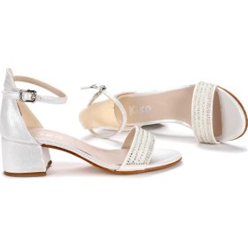 Resim Kiko Kids Kiko 761 Vakko Günlük Kız Çocuk 3 cm Topuk Sandalet Ayakkabı 