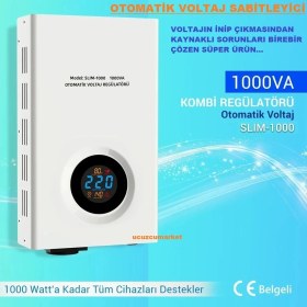 Resim Voltaj Sabitleyici Otomatik Olarak Tüm Cihazları Korur (Kombi-Asansör-Elektrikli Aletler-Tıbbi Cihaz-Bilgisayar ve Tüm Cihazlar 
