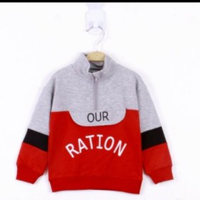 Resim Toontoy Kids Toontoy Erkek Çocuk Ration Baskılı Sweatshirt 