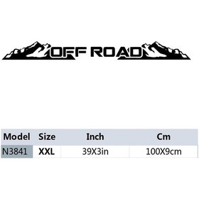 Resim Yansıtıcı Lazer-xxl 100x9cm-100cmx9cm Off Road İçin - Ön Cam Afiş Araba ları Vinil Arka Pencere Etike 