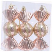 Resim Homyl 3x Yılbaşı Ağacı Asılı Süsler Charm Altın-gül 