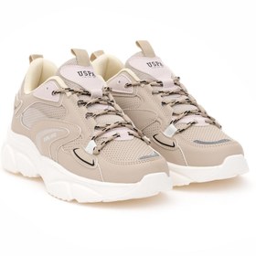 Resim U.S. Polo Assn. Kadın Bej Spor Ayakkabı 50297237-vr011 
