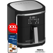 Resim Goldmaster Presta 7 Litre Geniş Hazneli Xxl Dokunmatik Dinamik Airfryer Sıcak Hava Fritözü 