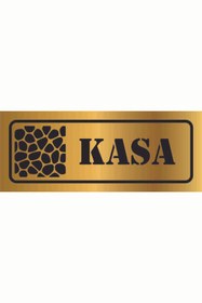 Resim GÜNEŞ LAZER DEKORATİF KASA YAZILI GOLD AYNALI PLEKSİ YÖNLENDİRME LEVHASI 
