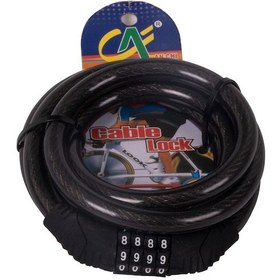 Resim Motosiklet Şifreli Halat Kilit 1,5 Metre 1500cm Plastik Kaplı Çelik Halat Motor Bisiklet Kilidi 