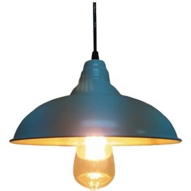 Resim Mylights Retro Rustik Beyaz Içi Beyaz Metal Sarkıt 