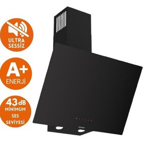 Resim Ferre Ve AFM Tech D077-SA + FM7700 + FM-BD2200 Kao Sessiz Turbo Dijital Siyah Ankastre Set 