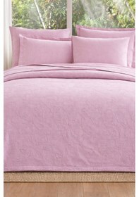 Resim Özdilek Jakar Lux Çift Kişilik Pike Takımı - Pembe Pembe 