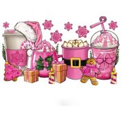 Resim Giysi Etiketi Demir On Patch Noel Tarzı Renkli Temizle Mektup Baskı Büyük Yapışkanlık Kaymaz Dıy Isı Transferi Isı Basın Hoodies Etiket B Diğer 