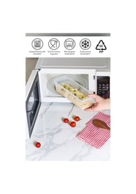 Resim 2'li Saklama Kabı 1,3 Litre Derin Dondurucu Mikrodalga Uyumlu Ekru 