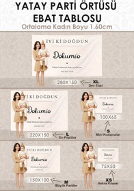 Resim Cinsiyet Partisine Özel Duvar Örtüsü (#150) - 150 X 100 