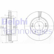 Resim DELPHI BG3858 Fren 517123E000 (WC517973) (Fiyat:2 Adet İçindir) 