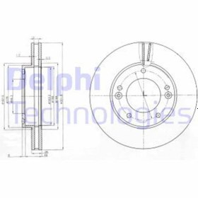 Resim DELPHI BG3858 Fren 517123E000 (WC517973) (Fiyat:2 Adet İçindir) 