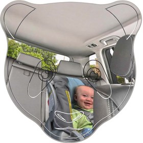 Resim MOTAYSAN Vantuzlu Bebek Dikiz Aynası Panda 11x11 Cm 