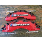 Resim Bmw M Performance Kaliper Kapağı. Kırmızı Kaliper Kapağı. Kaliper 