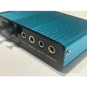 Resim Usb Optik Ses Kartı Harici Optik Ses Kartı Usb 6 Kanal Ses Kartı 