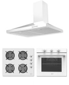 Resim Exep Basic Beyaz 240 3'lü Ankastre Set (ED400-EO320-EF240) 