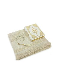 Resim Fransızca Mealli Kuranı Kerim Ve Seccade Seti 