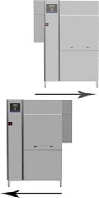 Resim Professional Çift Durulamalı Konveyörlü Bulaşık Makinesi 150 Sepet/saat (ön Yıkama Modülü İle Kullanılacak İse 865506 İle Birlikte Sipariş Edilmelidir) EDR150EC5 