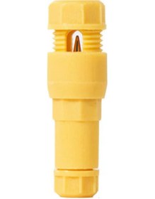 Resim Vkemall Siyah Nylon Bahçe Işığı Bağlantısı, Dış Mekan Elektrikli Tesisat Prizı, Kesintisiz Akım Sağlayan Tap Konnektörü 1 Adet 