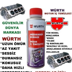 Resim Würth Motor Iç Temizleme Sessiz Ve Dumansız Motorlar 200 Ml 