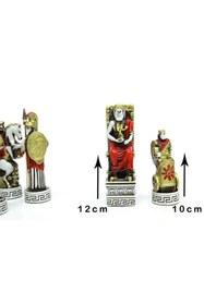 Resim Genel Markalar Satranç Taşı Polyester Büyükboy Athena Dekoratif Hediyelik 