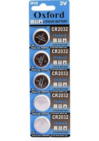 Resim Oxford CR2032 3V Lityum Kartela Düğme Pil 5'li 
