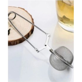 Resim Paslanmaz Çelik Çay Bitki Çayı ve Kahve Demleme Süzgeci, Dayanıklı ve Pratik Kullanım 