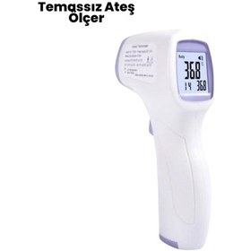 Resim Lcd Ekran Temassız Ateş Ölçer 