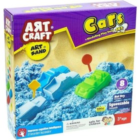 Resim Dede Art Craft Arabalar Kinetik Kum Seti 500gr 