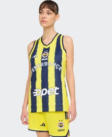 Resim Fenerbahçe Basketbol 2025/26 Adidas Kadın Çubuklu Forma - Çok Renkli / M 