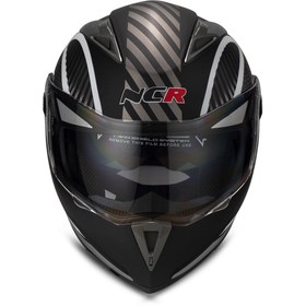 Resim NCR Çene Açılır Kask Vizörlü Monster Mat Siyah Ece Belgeli 